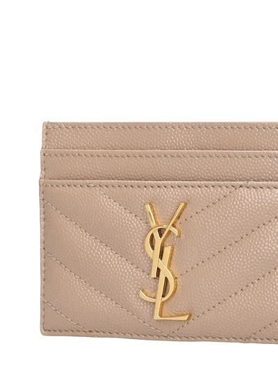 ysl kartenetui beige